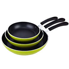Frying Pan 3-Piece Set with Nonstick Coating Induction Bottom